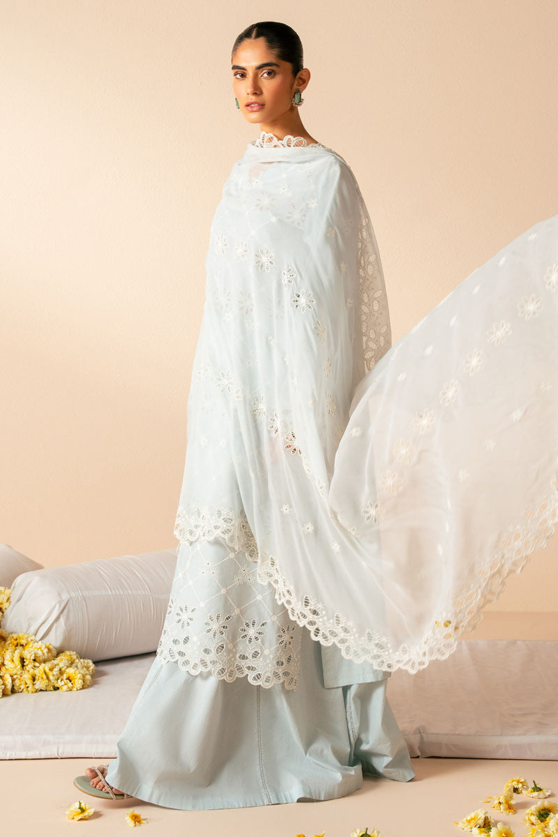 PASTEL BREEZE-3PC CHIKANKARI SUIT