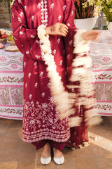 RUBY ROUGE-3PC (SHIRT, TROUSER & DUPATTA)