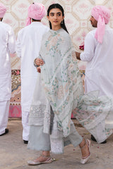 LUNAR BLOOM-3 PC DYED JACQUARD SUIT