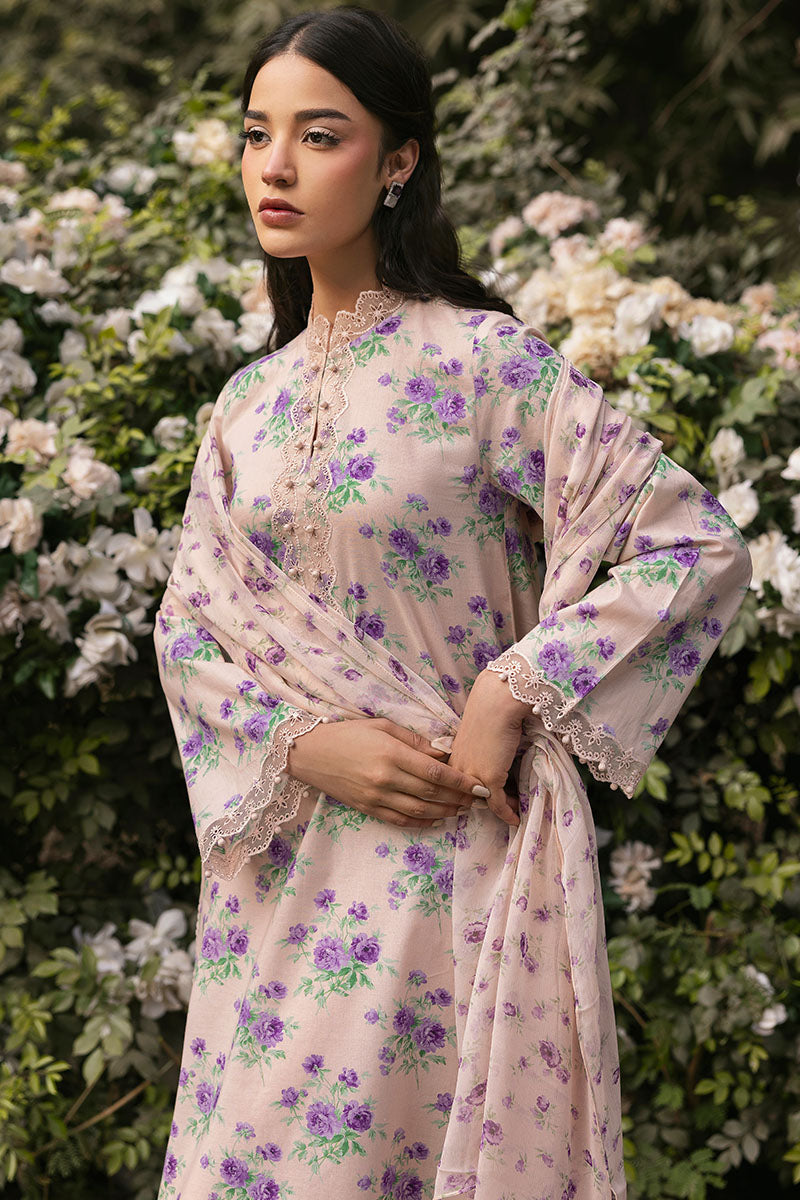 ROSY AFFAIR-3PC PRINTED LAWN SUIT