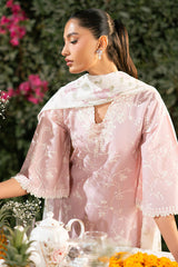 CARMINE ROSE-3PC (SHIRT, TROUSER & DUPATTA)