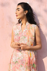 ALMOND PINK-3PC PRINTED LAWN SUIT