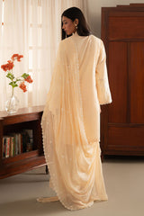 FRENCH GLOW- 3PC EMBROIDERED LAWN SUIT