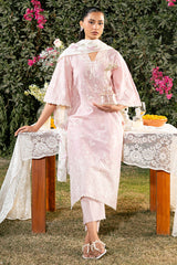 CARMINE ROSE-3PC (SHIRT, TROUSER & DUPATTA)