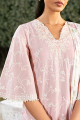 CARMINE ROSE-3PC (SHIRT, TROUSER & DUPATTA)