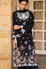 VINTAGE ROSE-3 PC EMBROIDERED LAWN SUIT