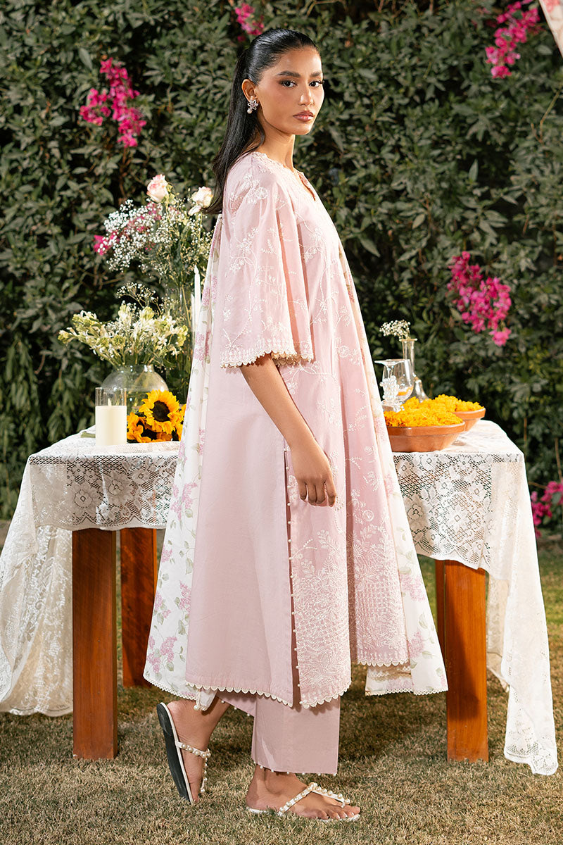 CARMINE ROSE-3PC (SHIRT, TROUSER & DUPATTA)
