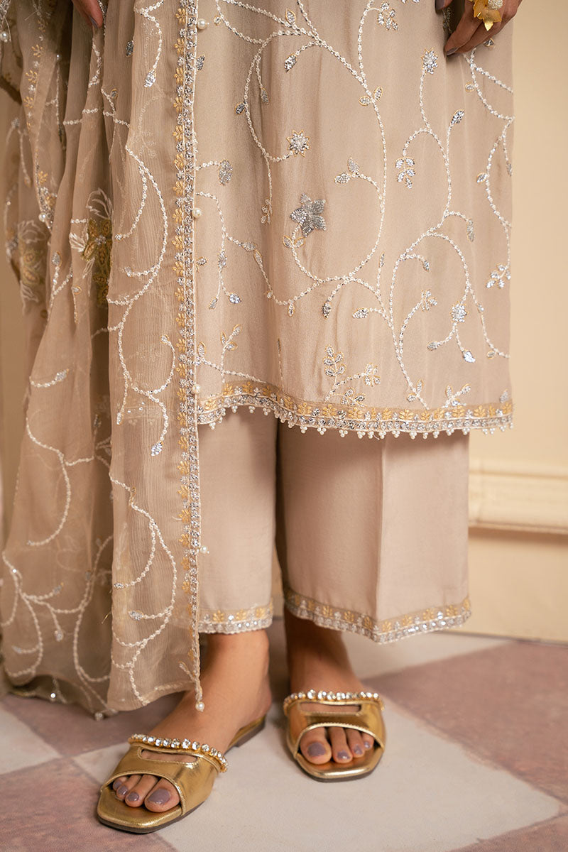 GOLD MUSE-3PC (SHIRT, TROUSER & DUPATTA)