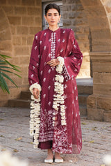 RUBY ROUGE-3PC (SHIRT, TROUSER & DUPATTA)