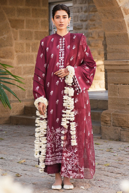 RUBY ROUGE-3PC (SHIRT, TROUSER & DUPATTA)