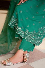 MEADOW FUSION-3PC (SHIRT, TROUSER & DUPATTA)