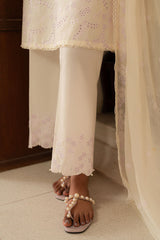 LAVENDER WHISPER- 3PC EMBROIDERED LAWN SUIT