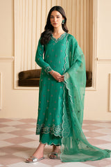 MEADOW FUSION-3PC (SHIRT, TROUSER & DUPATTA)