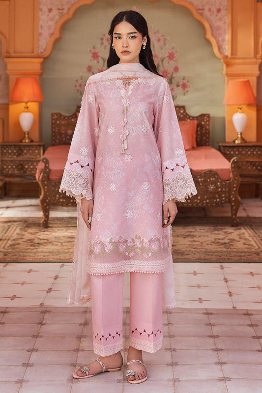 FLORAL TIE-3PC PRINTED LAWN SUIT