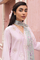 SOFT PETAL-3PC PRINTED LAWN SUIT