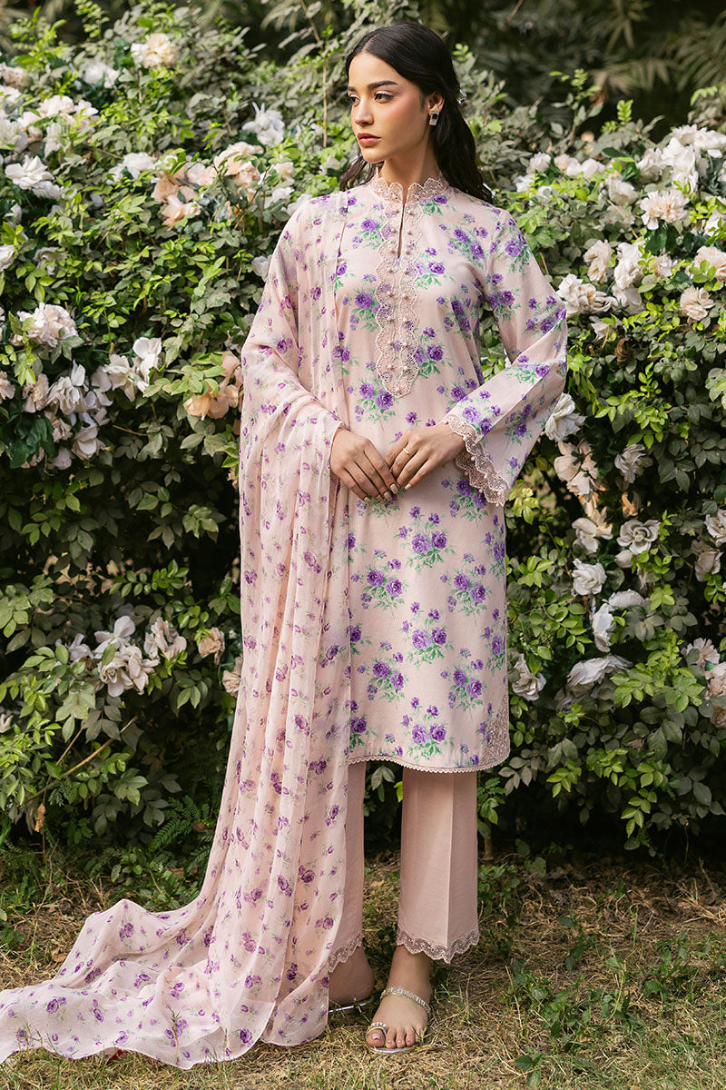 ROSY AFFAIR-3PC PRINTED LAWN SUIT