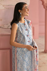 AQUA ICE-3PC PRINTED LAWN SUIT