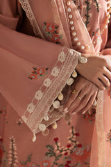 ROSE QUARTZ-3PC (SHIRT, TROUSER & DUPATTA)