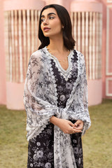 SOMBER ESCAPE-3PC PRINTED LAWN SUIT