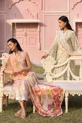 ALMOND PINK-3PC PRINTED LAWN SUIT