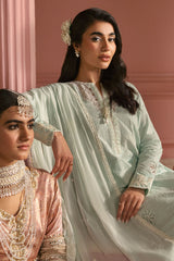 SKY WHISPER-3PC PRINTED LAWN SUIT