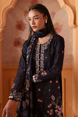 CAVIAR CHARM-3PC PRINTED LAWN SUIT