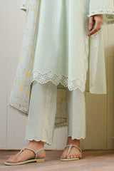 DAISY BLOOM-3 PC PRINTED LAWN SUIT