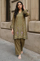 ETHEREAL GEM-2PC LINEN PRINTED SUIT