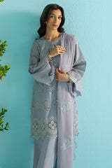 SILVER GRANITE-3PC (SHIRT, TROUSER & DUPATTA)