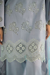 SILVER GRANITE-3PC (SHIRT, TROUSER & DUPATTA)