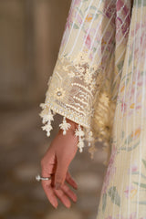 MUTED CELADON EMBROIDERED SILK SHIRT