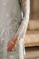 AQUA SPARKLE-3PC (SHIRT, TROUSER & DUPATTA)