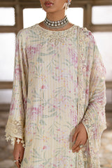 MUTED CELADON-3PC SILK EMBROIDERED PRET
