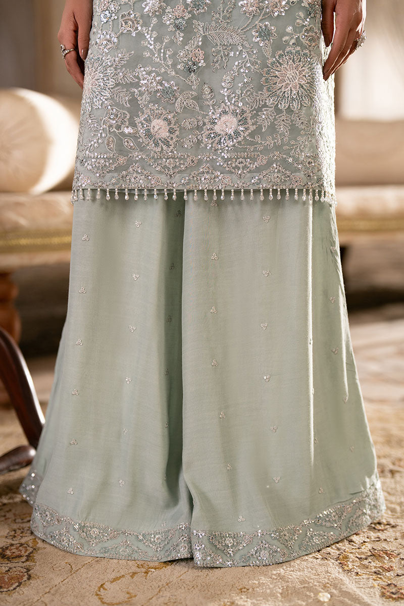 AQUA SPARKLE-3PC (SHIRT, TROUSER & DUPATTA)