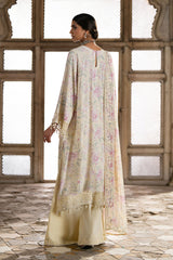 MUTED CELADON EMBROIDERED SILK SHIRT