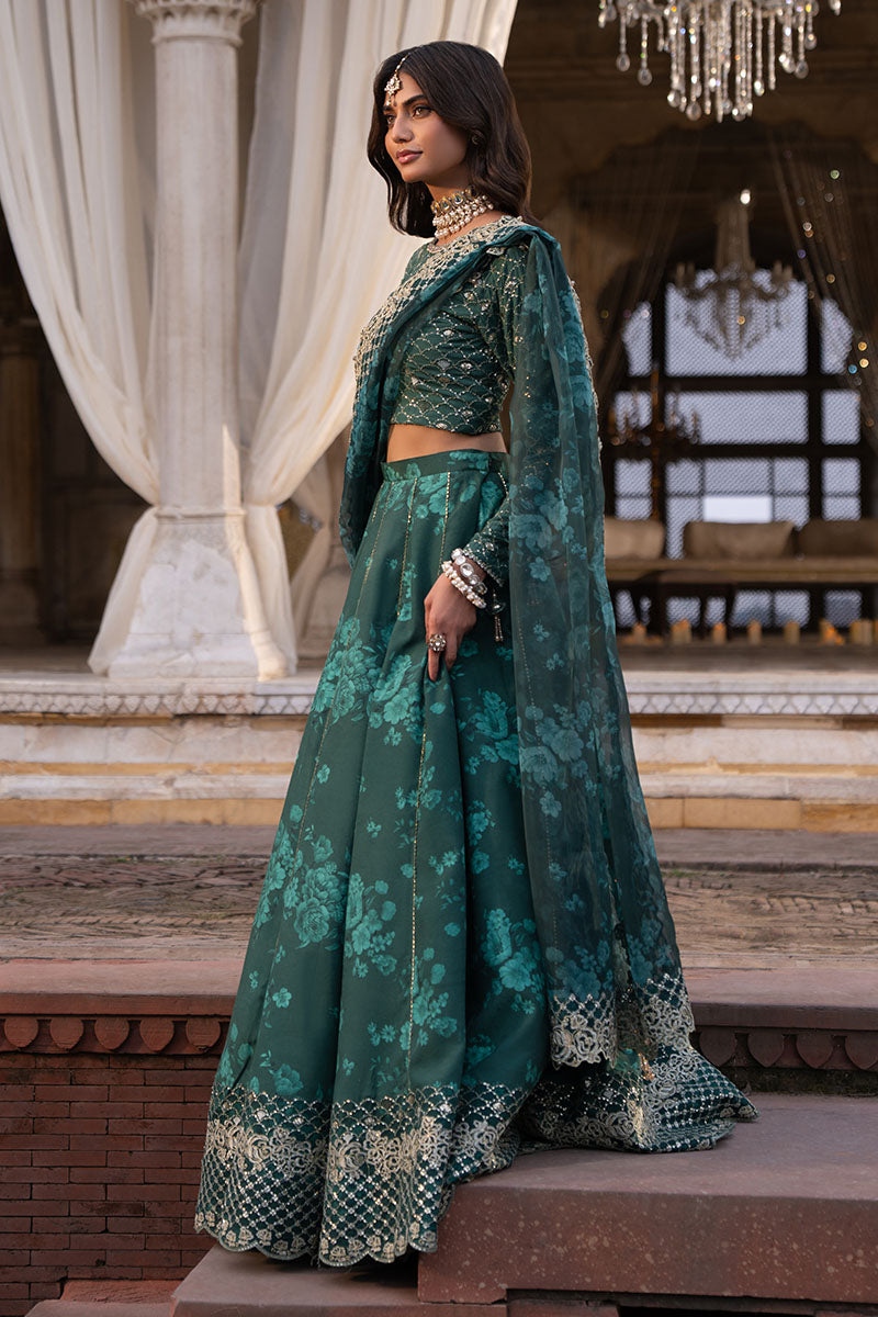 SEQUIN GROVE-3PC SILK EMBROIDERED PRET