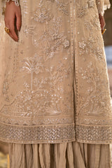 PEBBLE GLAM-3PC ORGANZA EMBROIDERED PRET