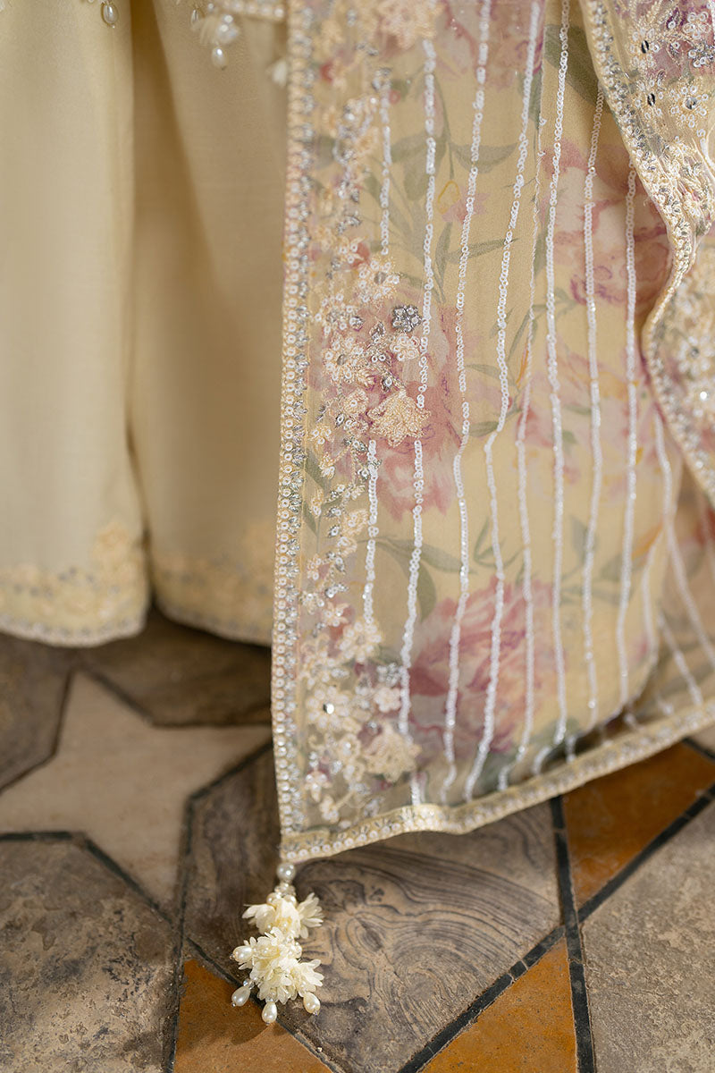 MUTED CELADON EMBROIDERED SILK SHIRT