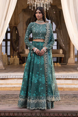 SEQUIN GROVE-3PC SILK EMBROIDERED PRET