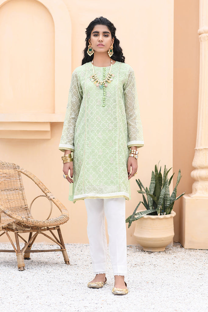 PISTACHIO GLORY - EMBROIDERED SHIRT