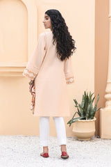 PEACH BLUSH - EMBROIDERED SHIRT