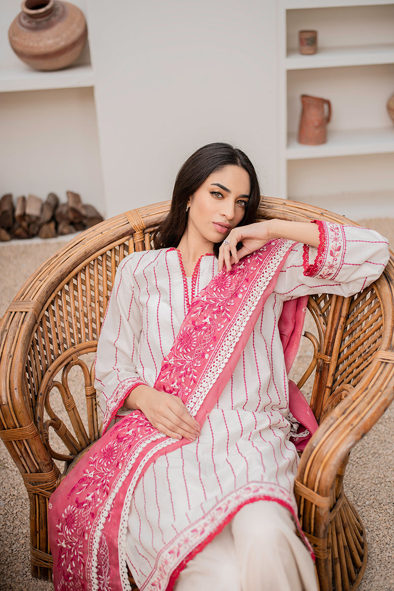 PEARL ROUGH - EMBROIDERED SHIRT - 3PC