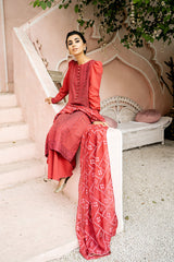 MANDARIAN MARS - EMBROIDERED LAWN - 3 PCS