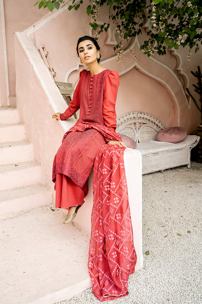 MANDARIAN MARS - EMBROIDERED LAWN - 3 PCS