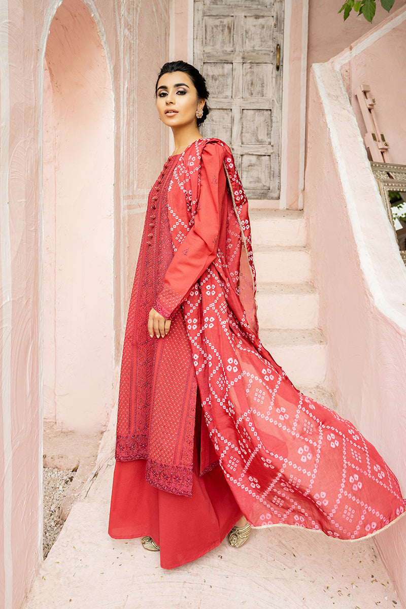 MANDARIAN MARS - EMBROIDERED LAWN - 3 PCS