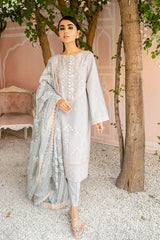 EFFLUVIUM DEW - EMBROIDERED LAWN - 3 PCS