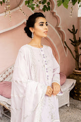 BURNISHED LIGHT - EMBROIDERED LAWN - 3 PCS