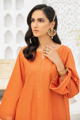 RUSTY AMBER EMBROIDERED SHIRT