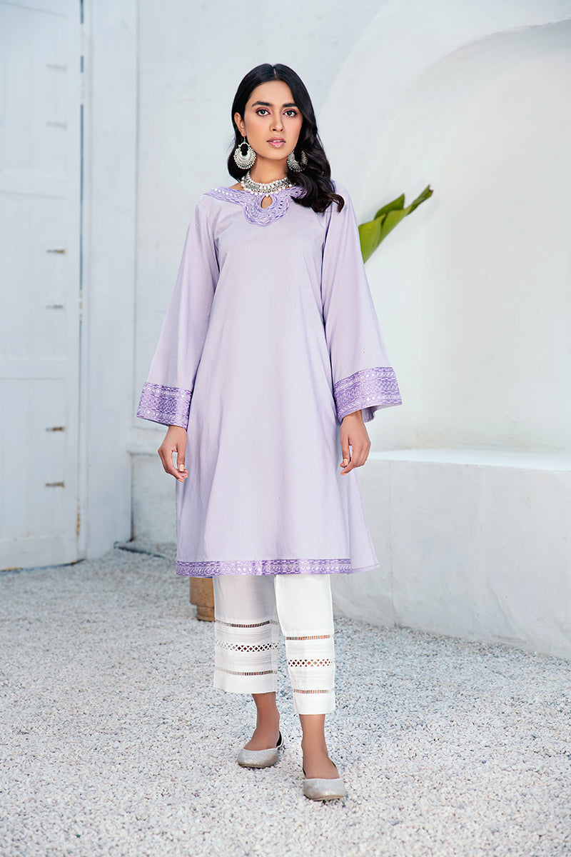 LAVENDER FUZZ - EMBELLISHED SHIRT