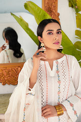 PEARL WINE - 2PC - EMBELLISHED SHIRT